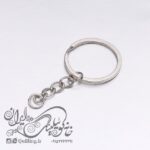 حلقه جاسوئیچی ملیله کاغذی نقره ای