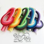 نوار ملیله کاغذی طیف رنگی